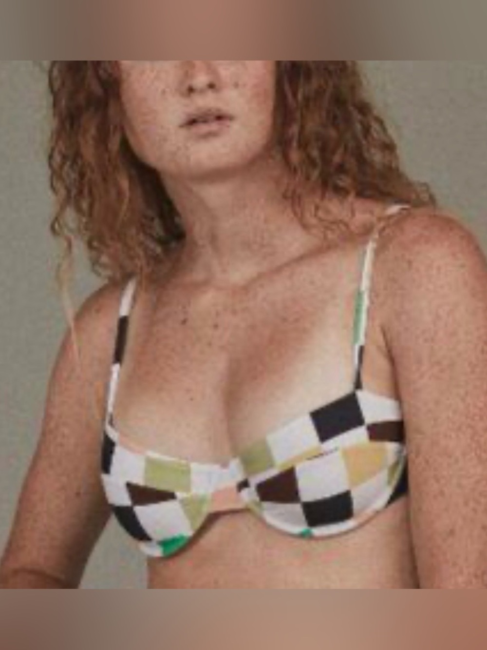 ACACIA • Hadley Top in Eames sz small checkered resort